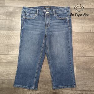 White House Black Market Pedal Pusher Capri Jeans Size 6